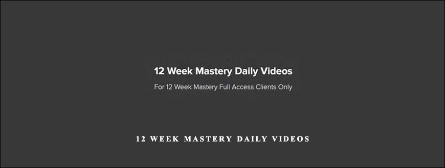 12-Week-Mastery-Daily-Videos-by-Brian-P.-Moran