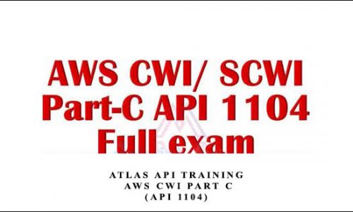 Atlas Api Training – AWS CWI Part C (API 1104)