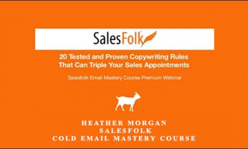 Heather Morgan – Salesfolk – Cold Email Mastery Course