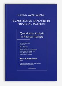 Marco Avellaneda,  Quantitative Analysis in Financial Markets