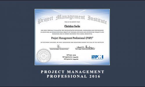 Project Management Professional 2016