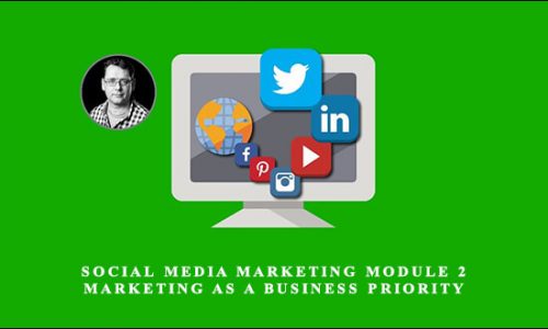 Social Media Marketing Module 2 – Marketing As A Business Priority