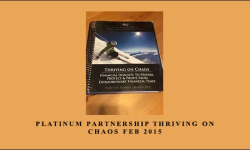 Tony Robbins – Platinum Partnership Thriving on Chaos Feb 2015