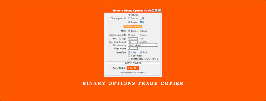 Binary Options Trade Copier
