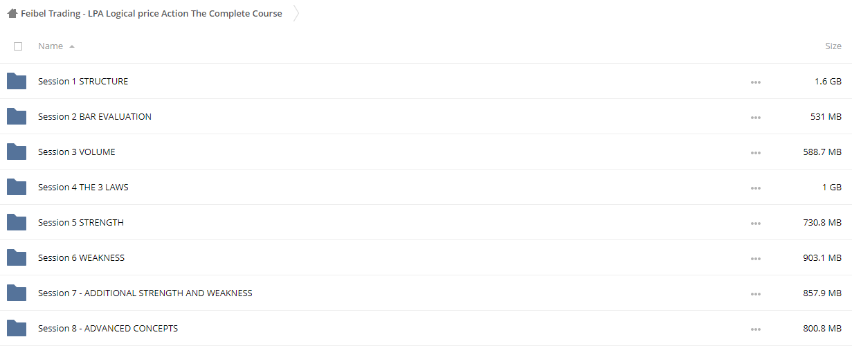 Feibel Trading - LPA Logical price Action The Complete Course 1