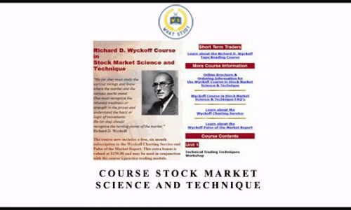 Richard Wyckoff Course – Stock Market Science and Technique