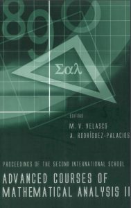 Advanced Courses of Mathematical Analysis II , M.V.Velasco, Advanced Courses of Mathematical Analysis II by M.V.Velasco