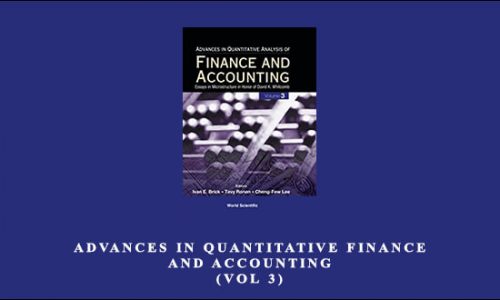 Advances in Quantitative Finance and Accounting (Vol 3) by Cheng-Few Lee
