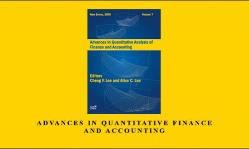 Advances in Quantitative Finance and Accounting by Cheng-Few Lee