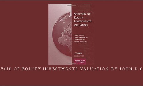 Analysis of Equity Investments Valuation by John D.Stowe