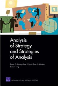 Analysis of Strategy , David C. Gompert, Analysis of Strategy by David C. Gompert