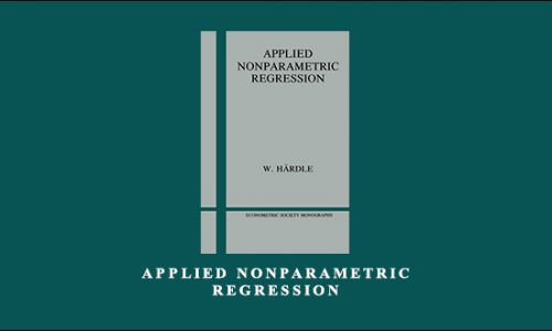 Applied Nonparametric Regression by Wolfgang Hardle