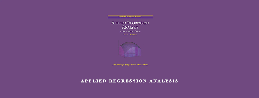 Applied Regression Analysis by John O.Rawlings