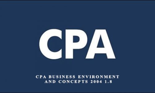 CPA Business Environment & Concepts 2004 1.8