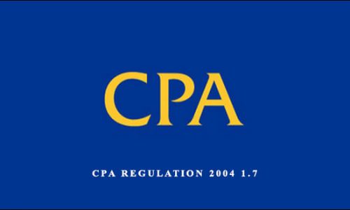 CPA Regulation 2004 1.7