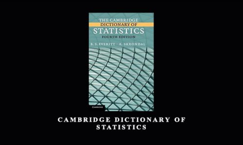 Cambridge Dictionary of Statistics by Brian S.Everitt