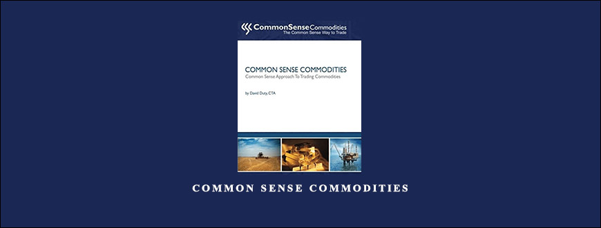 Common Sense Commodities by David Duty