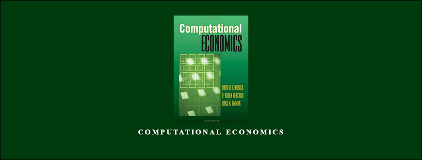 Computational Economics by David A.Kendrick