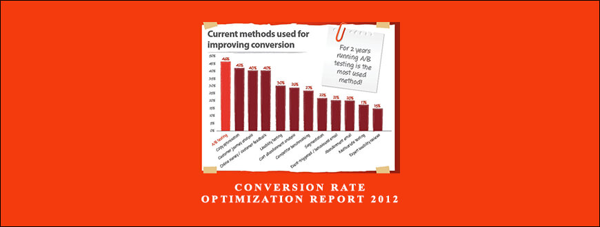 Conversion Rate Optimization Report 2012