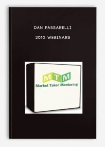 Dan Passarelli, 2010 Webinars, Dan Passarelli - 2010 Webinars