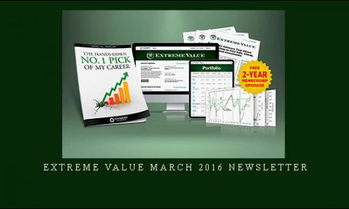 Extreme Value March 2016 Newsletter