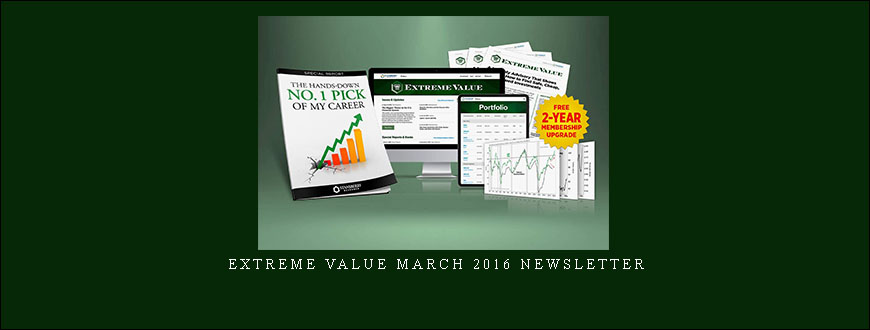 Extreme Value March 2016 Newsletter