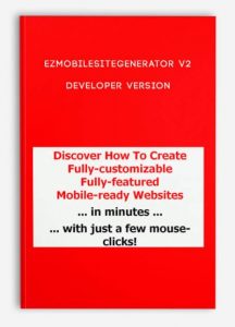 EzMobileSiteGenerator V2 , Developer Version, EzMobileSiteGenerator V2 - Developer Version