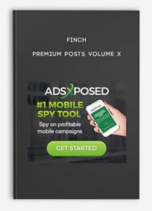 Finch ,Premium Posts Volume X, Finch - Premium Posts Volume X