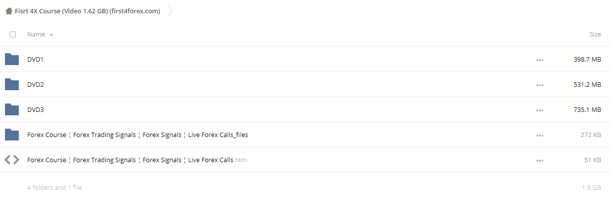 Fisrt 4X Course (Video 1.62 GB)