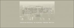 INSTITUTIONAL SCALPING from Wifxa