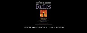 Information Rules by Carl Shapiro