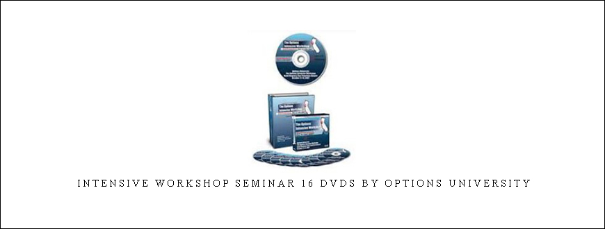 Intensive Workshop Seminar 16 DVDs by Options University