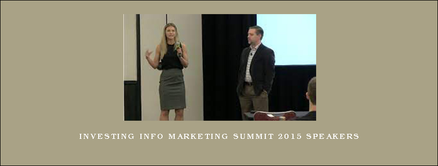 Investing Info Marketing Summit 2015 speakers