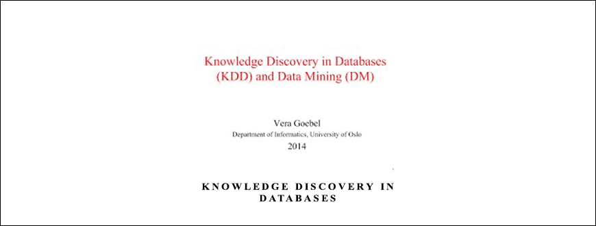 Knowledge Discovery in Databases by X.Hu