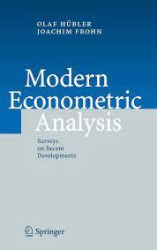 Modern Econometric Analysis by Olaf Hubler