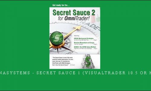 Nirvanasystems – Secret Sauce 1 (VisualTrader 10.5 or newer)