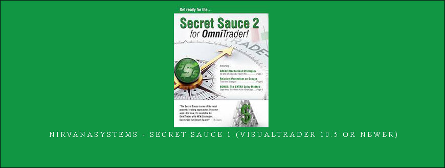 Nirvanasystems – Secret Sauce 1 (VisualTrader 10