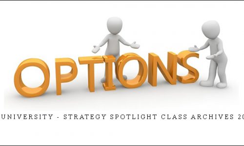 OptionsUniversity – Strategy Spotlight Class Archives 2009 – 2010