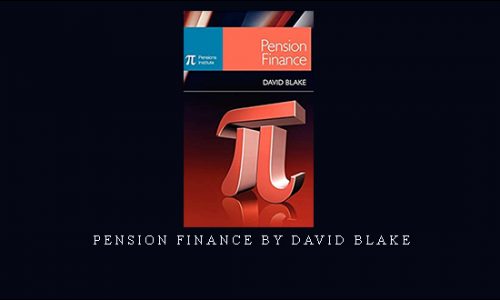 Pension Finance by David Blake