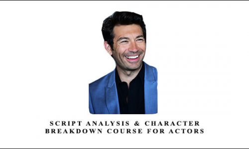 Script Analysis & Character Breakdown Course for Actors by Brent Harvey