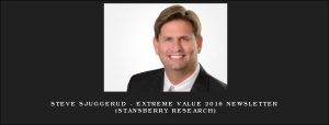 Steve Sjuggerud - Extreme Value 2016 Newsletter (Stansberry Research)