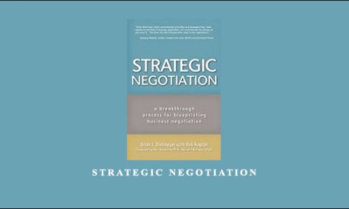 Strategic Negotiation by Brian J.Dietmeyer