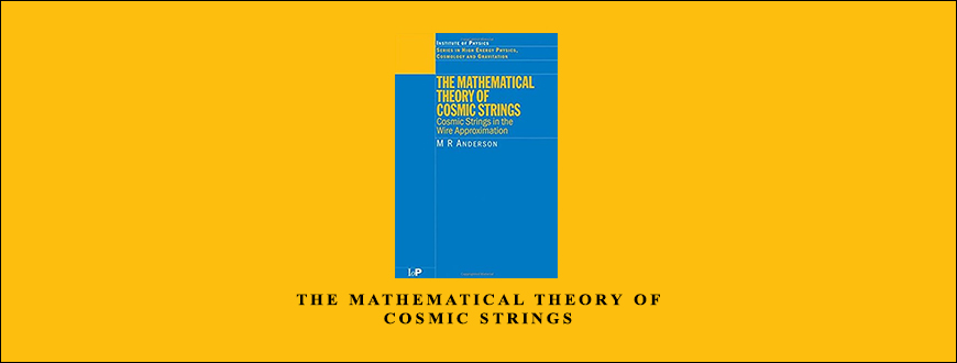 The Mathematical Theory of Cosmic Strings by M.R.Anderson