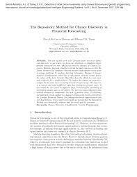 The Repository Method for Chance Discovery in Financial Forecasting by Alma Lilia Garcia-Almanza