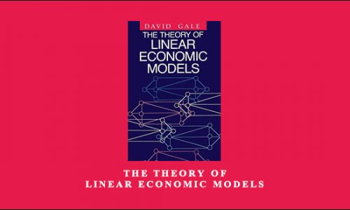 The Theory of Linear Economic Models by David Gale