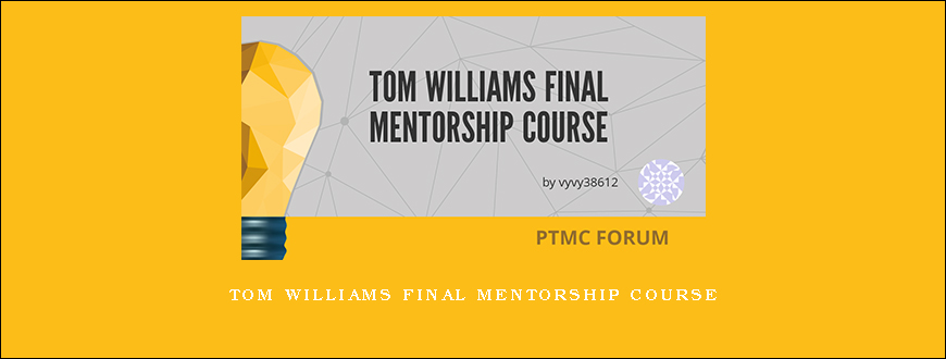 Tom Williams Final Mentorship Course