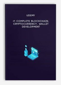 Udemy ,#1 Complete Blockchain Cryptocurrency Wallet Development, Udemy - #1 Complete Blockchain Cryptocurrency Wallet Development