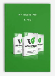 WP FreshStart, 5 PRO, WP FreshStart 5 PRO