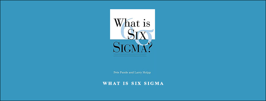 What is Six Sigma by Peter Pande