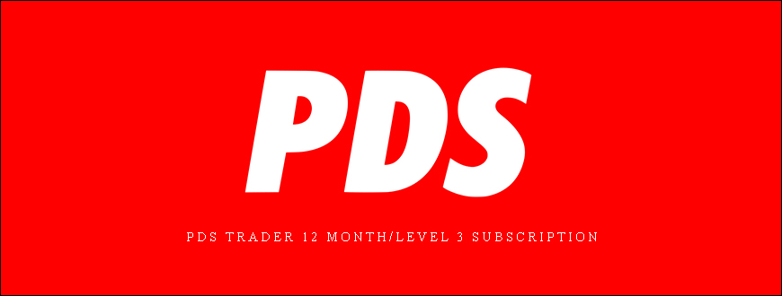 PDS Trader 12 Month/Level 3 Subscription